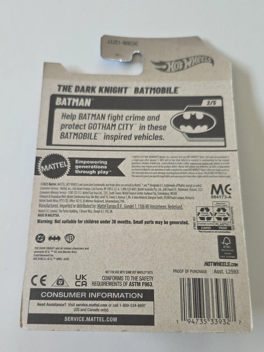 Batman Hot Wheels Batman Bundle - Racer Verse And Batmobiles